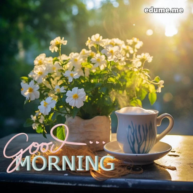 Good morning messages for Whatsapp picture flowers gratis