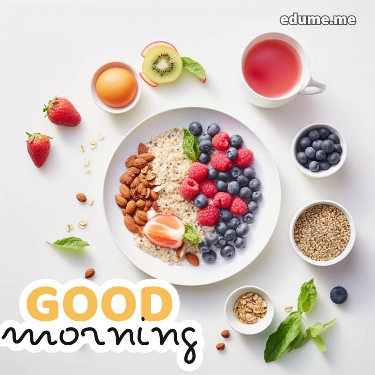 Good morning messages for Whatsapp picture berries gratis