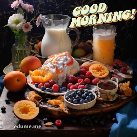 Good morning messages for Whatsapp picture breakfast gratis