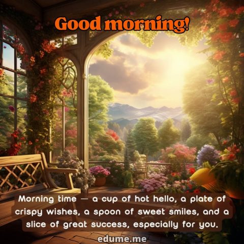 Good morning Whatsapp message picture sunrise gratis