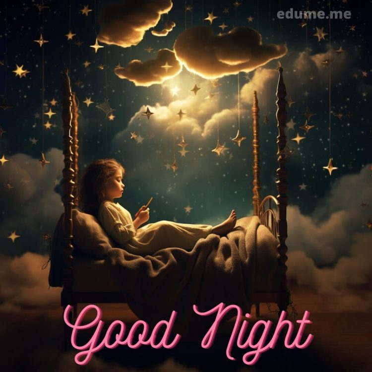 Good night image for Whatsapp picture clouds gratis