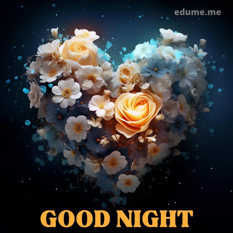 Good night whatsapp picture heart gratis