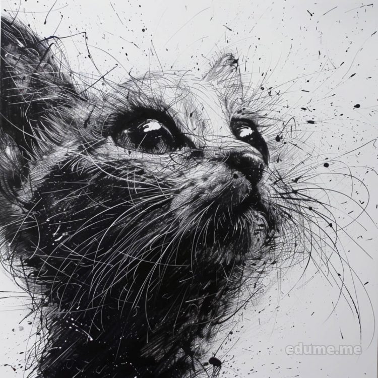 Cat images drawing picture pencil drawing gratis