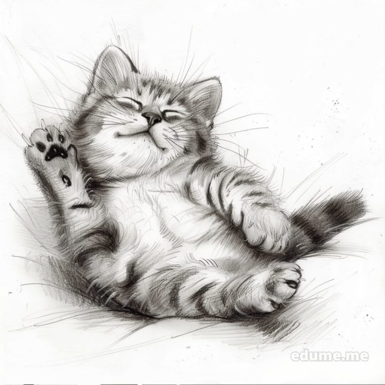 Cat images drawing picture smile gratis