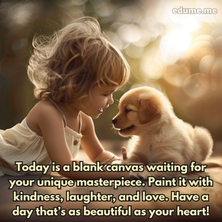 Good day quotes picture puppy gratis