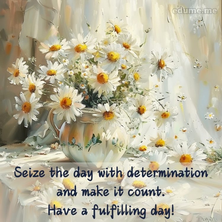 Good day quotes picture daisies gratis