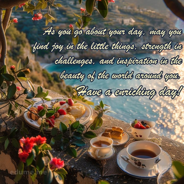 Good day quotes picture tea gratis